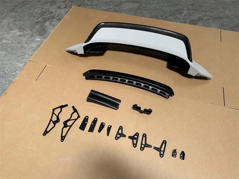 Suitable for 991 911 991 Modified with a Dry Carbon Fiber Rear Spoiler with Lights and Tail Wing